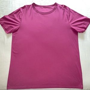Lululemon Medium Fundamental Tee Pink Lychee